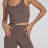 Estela Crop Top Espresso